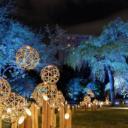 Grand Prince Hotel Shin Takanawa Präfektur Tokio Exterior foto Illumination of the park